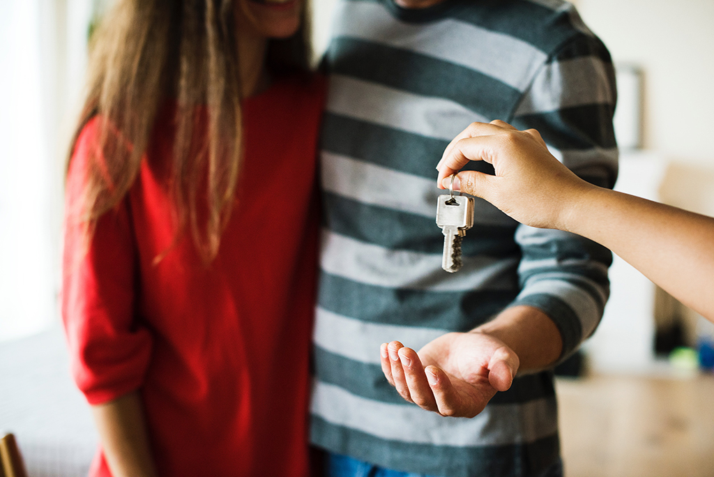 First Home Buyer receiving their keys
